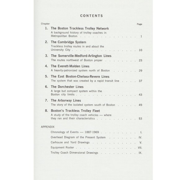 Book MA Boston Elevated Railway The Trackless Trolleys of MBTA Public Transit - Picture 2 of 5